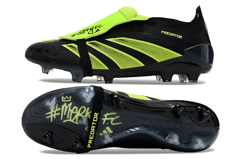 Predator Tongue Fold Over Football Boots Firm Ground