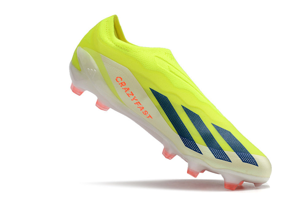 X Crazyfast Laceless Football Boots Firm Ground