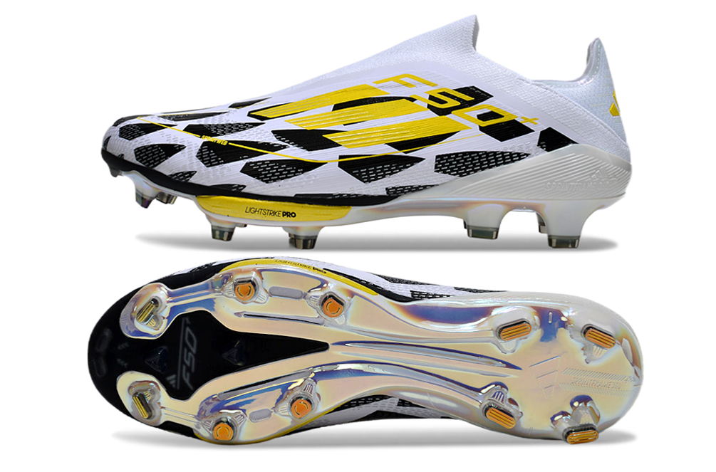 F50+ Elite Laceless Football Boots Firm Ground