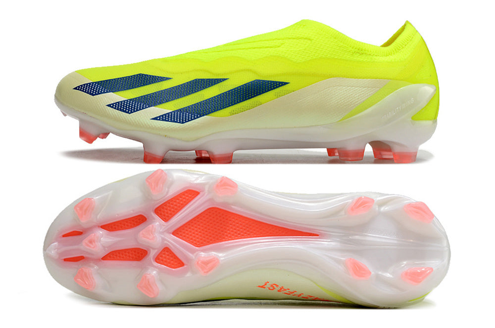 X Crazyfast Laceless Football Boots Firm Ground