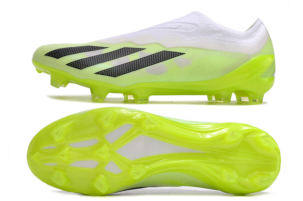 X Crazyfast Laceless Football Boots Firm Ground