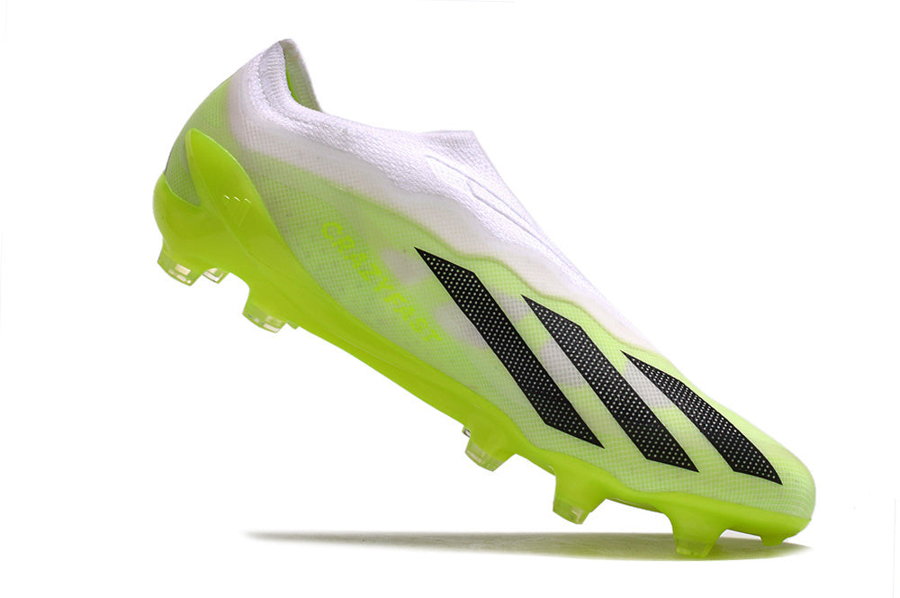 X Crazyfast Laceless Football Boots Firm Ground