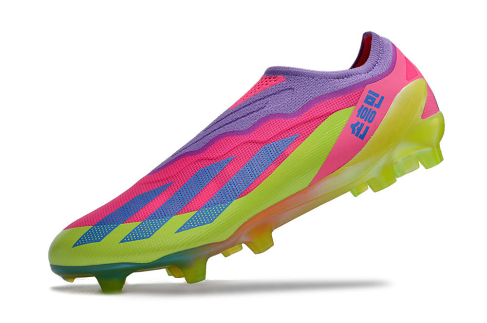 X Crazyfast Laceless Football Boots Firm Ground