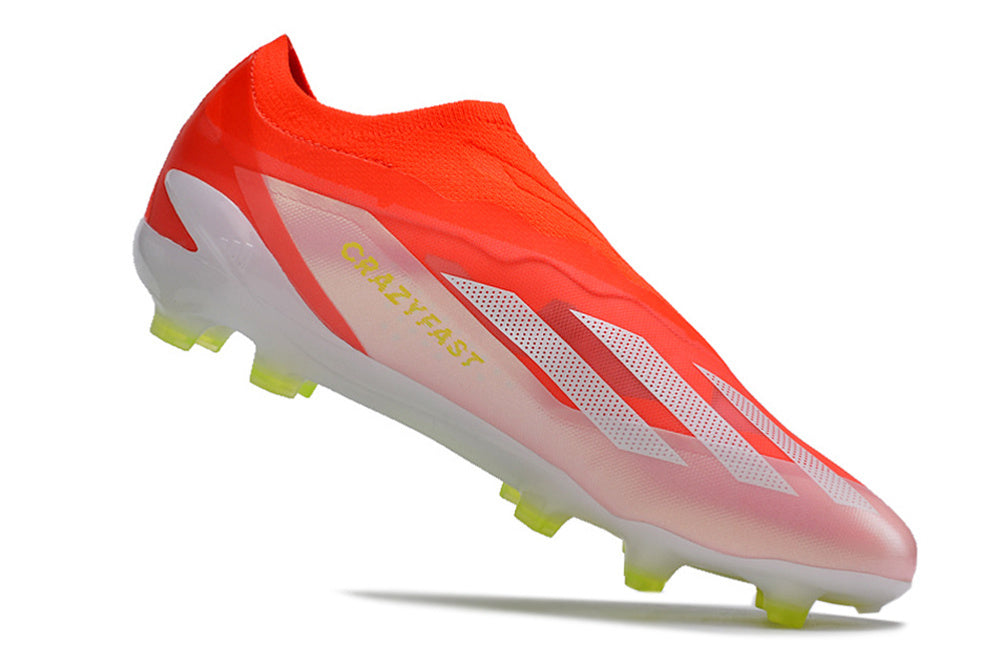 X Crazyfast Laceless Football Boots Firm Ground