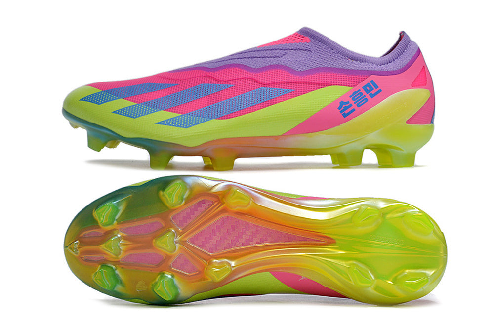 X Crazyfast Laceless Football Boots Firm Ground