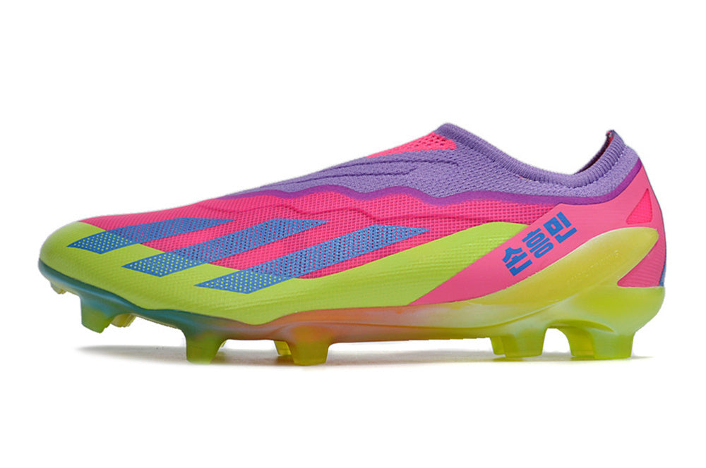 X Crazyfast Laceless Football Boots Firm Ground